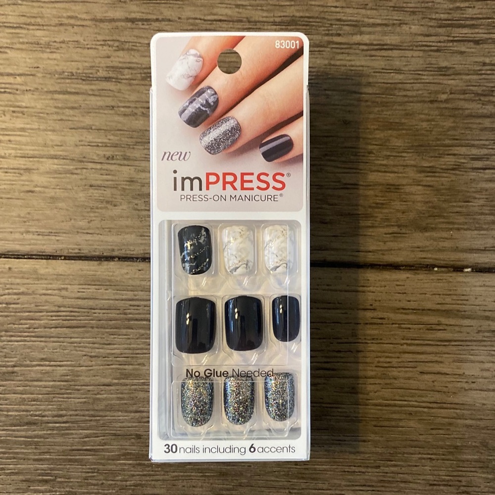 *SOLD! imPRESS Nails - Marble, gray